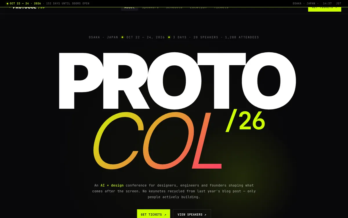 PROTOCOL/26 full hero preview